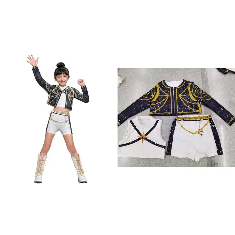 Kids Demon Hunters Cosplay Costume for Halloween