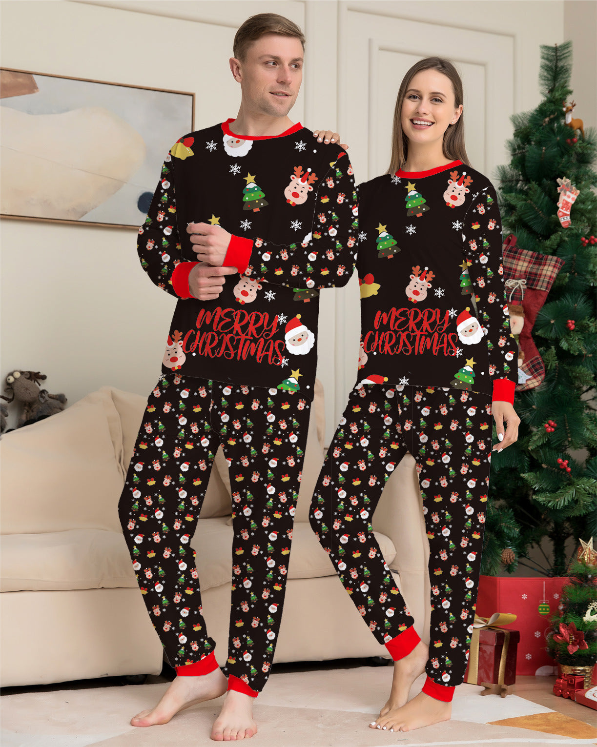 Christmas Matching Sleepwear Pajamas Set
