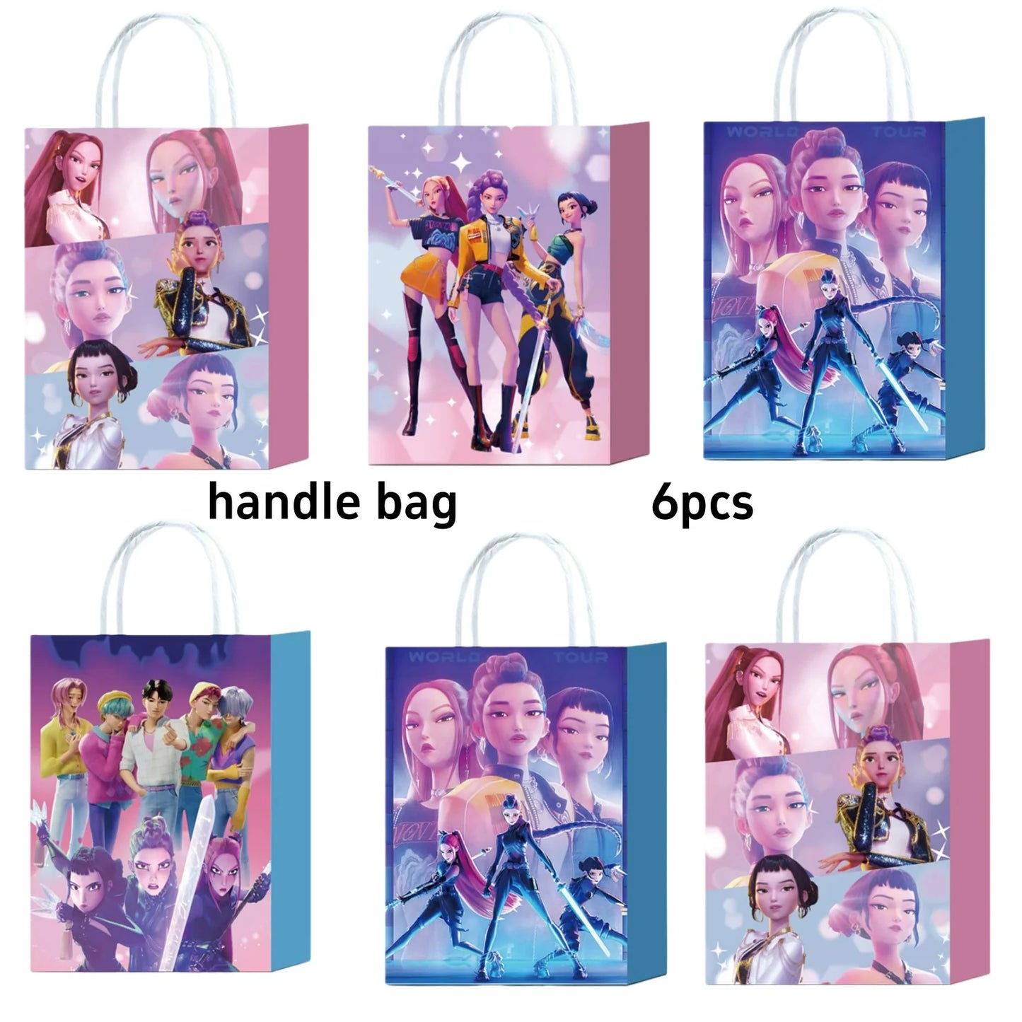 Multifunctional Kpop Demon Hunter Balloons & Cake Topper