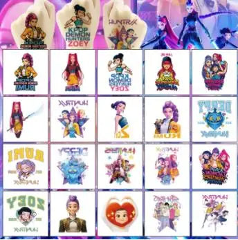 Multifunctional Kpop Demon Hunter Balloons & Cake Topper