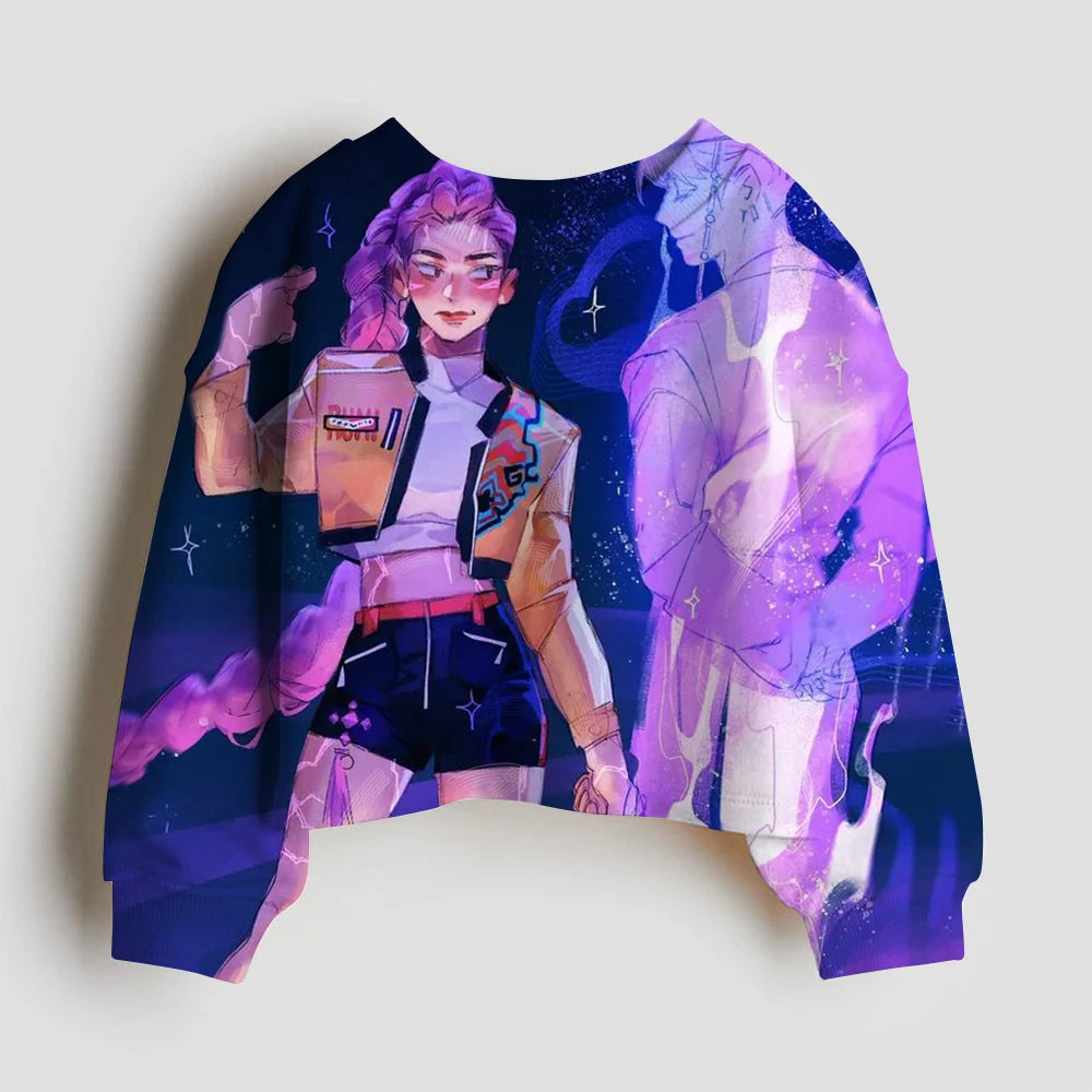 Long Sleeves Anime Hunter Kids Sweatshirt