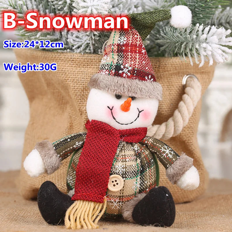 Reindeer Snowman Christmas Standing Doll - Gracey Olivia Boutique