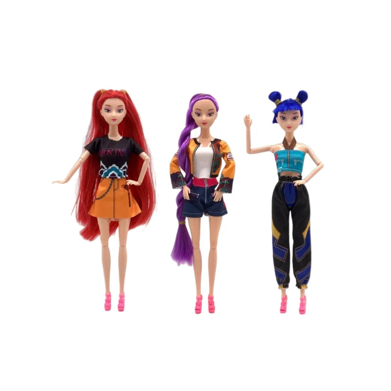 Live-Action Kpop Demon Hunter Figurine Toy Set