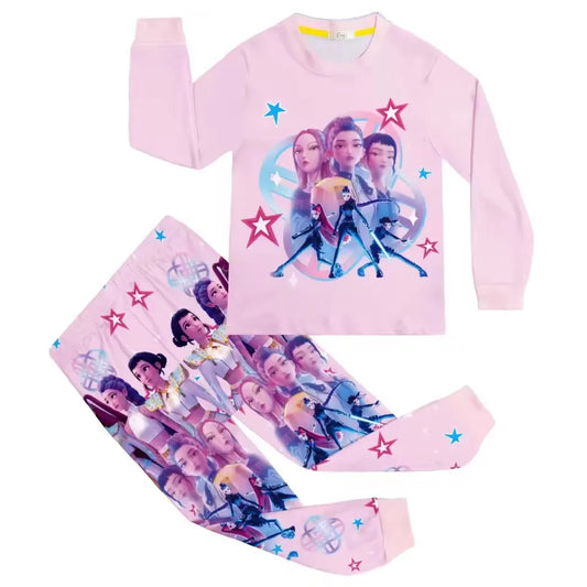 Kpop Demon Huntrixx Kids Pajama Set