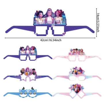 Multifunctional Kpop Demon Hunter Balloons & Cake Topper