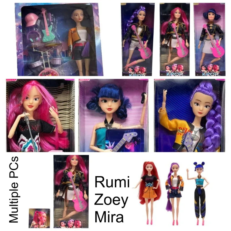 Live-Action Kpop Demon Hunter Figurine Toy Set