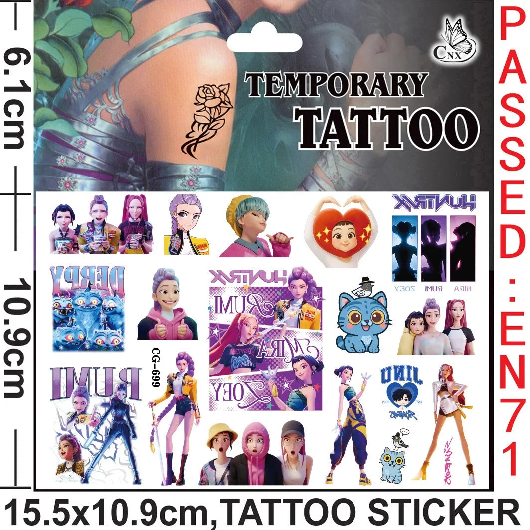 Multifunctional Kpop Demon Hunter Balloons & Cake Topper