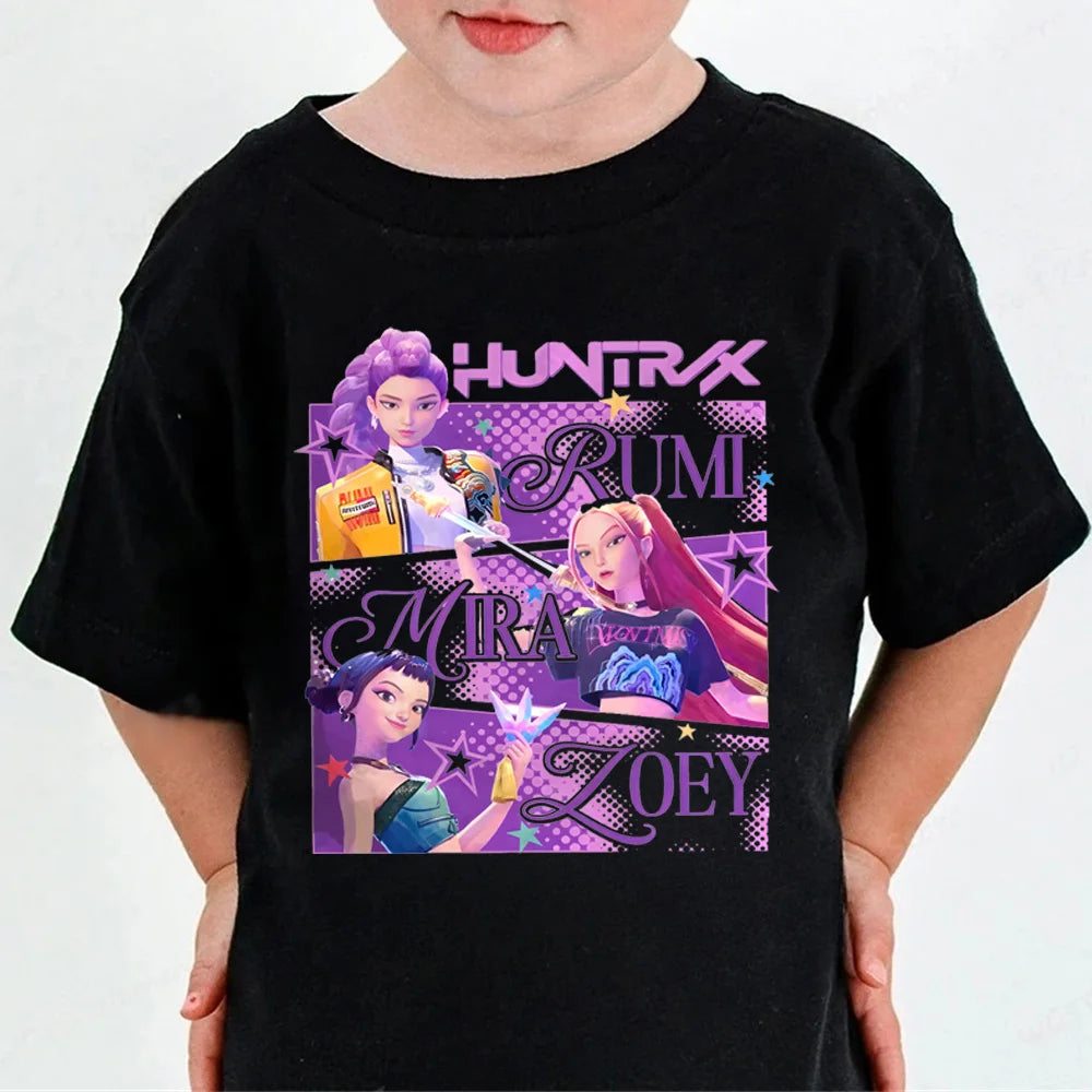 Huntrix Kpop Demon Hunters T-Shirt for Kids
