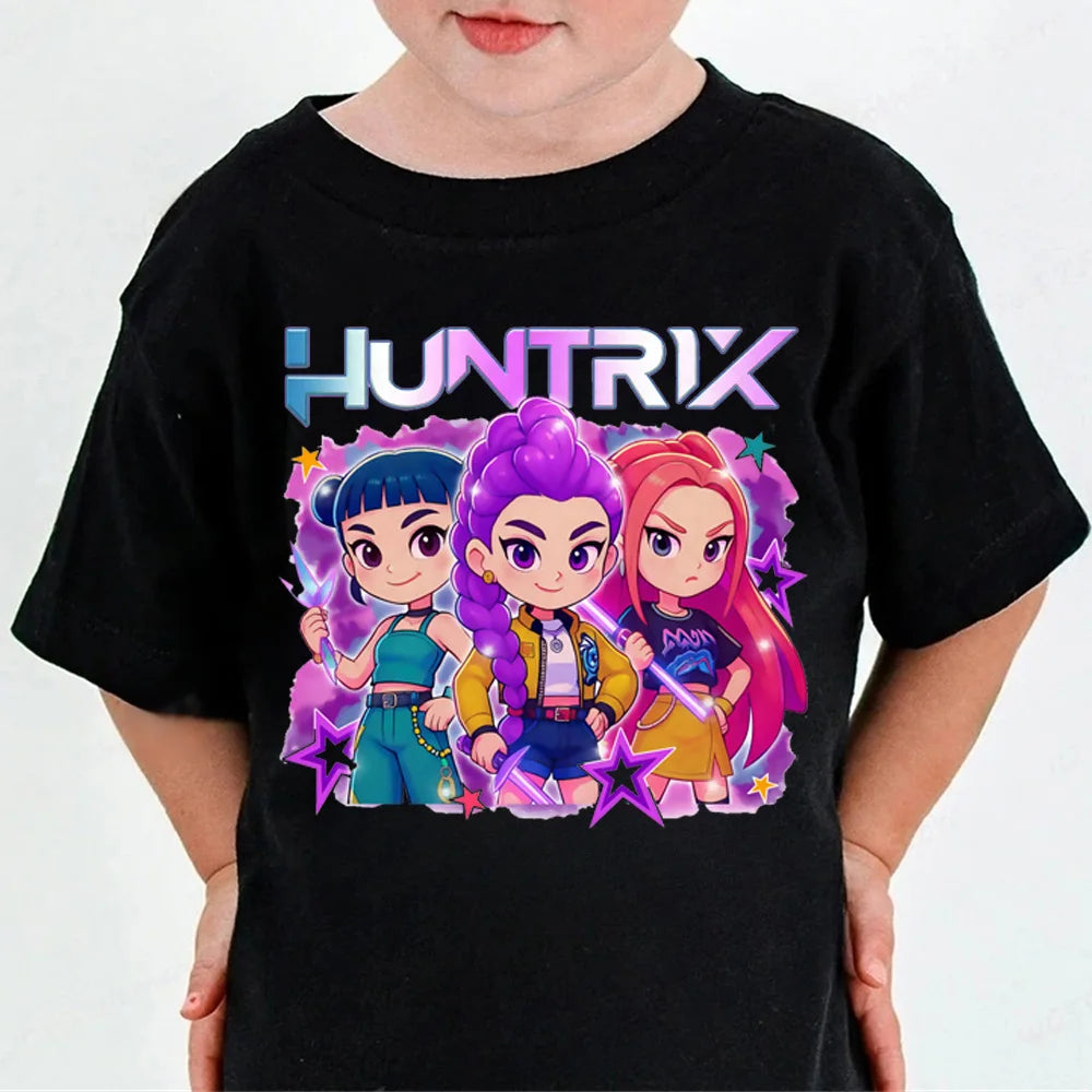 Huntrix Kpop Demon Hunters T-Shirt for Kids