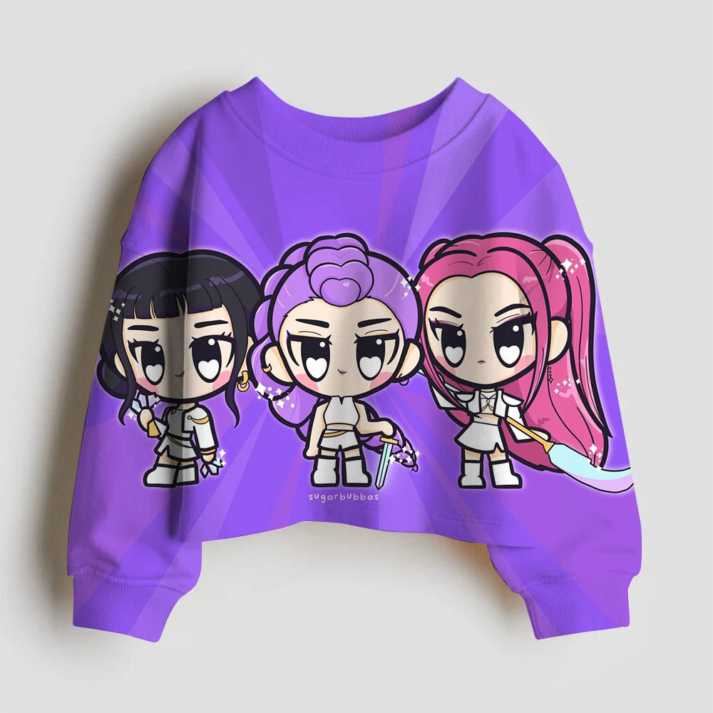 Long Sleeves Anime Hunter Kids Sweatshirt