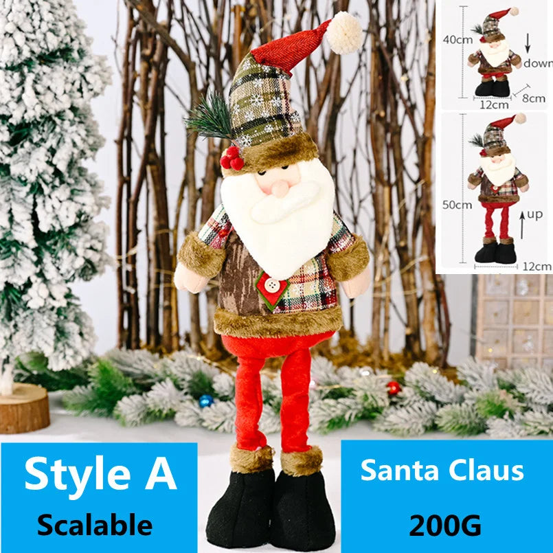 Reindeer Snowman Christmas Standing Doll - Gracey Olivia Boutique