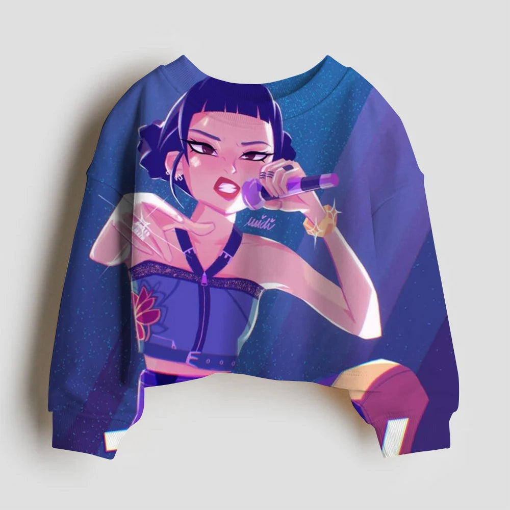 Long Sleeves Anime Hunter Kids Sweatshirt