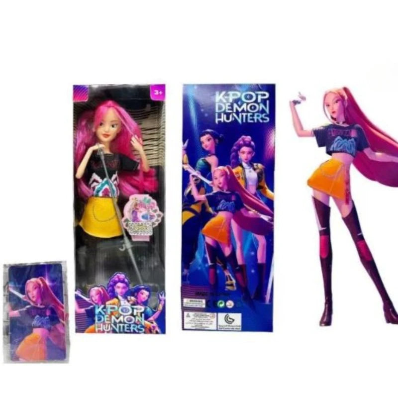 Live-Action Kpop Demon Hunter Figurine Toy Set