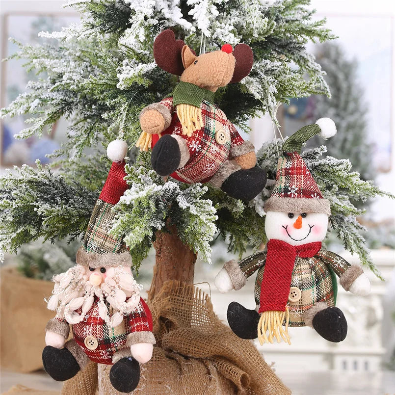 Reindeer Snowman Christmas Standing Doll - Gracey Olivia Boutique