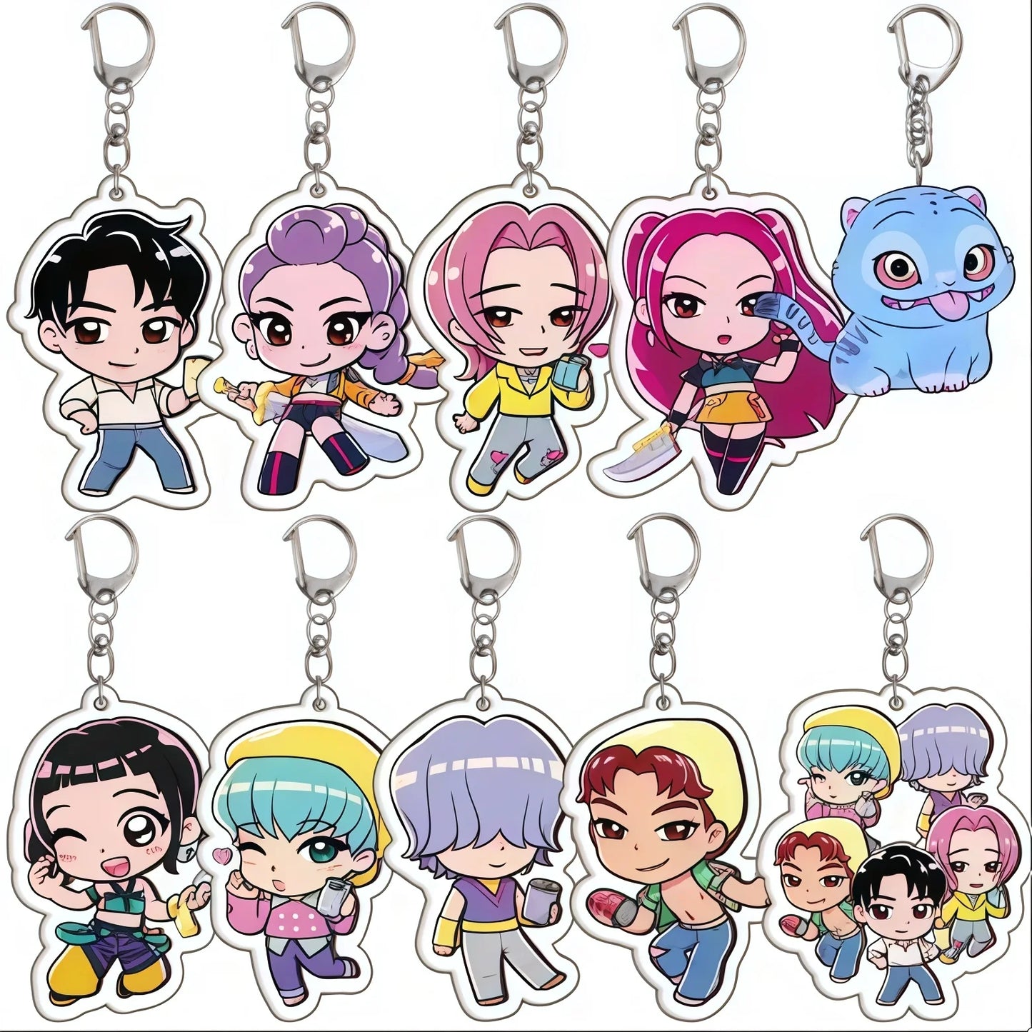 Multifunctional Kpop Demon Hunter Balloons & Cake Topper