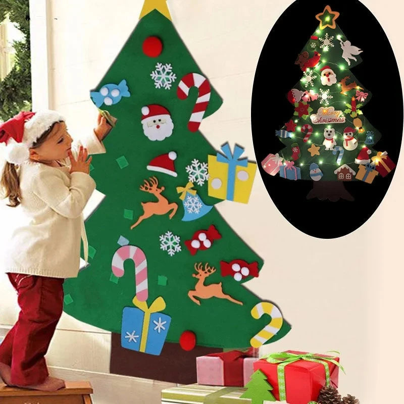 DIY Busy Board Montessori Wall Christmas Tree for Children - Gracey Olivia Boutique