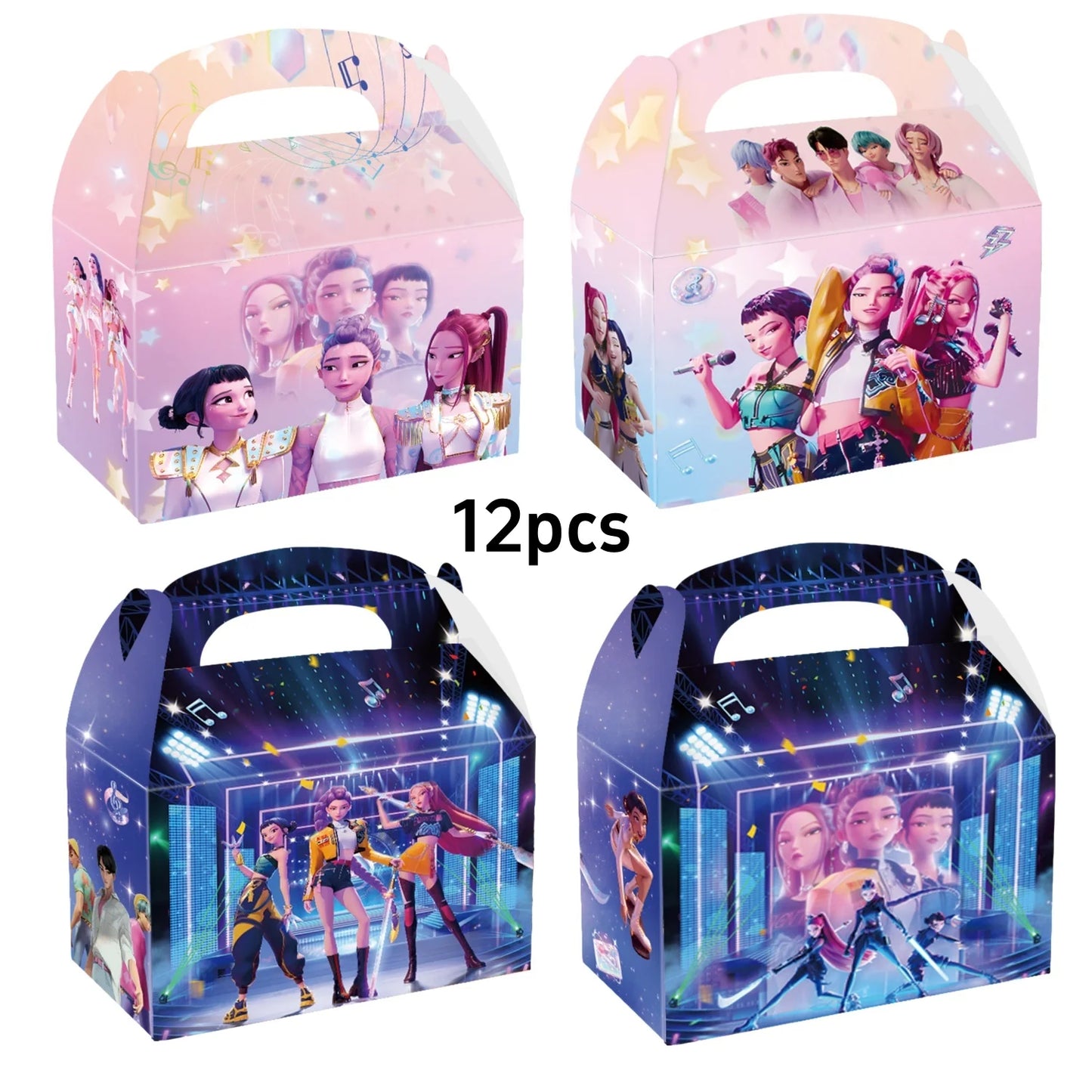 Multifunctional Kpop Demon Hunter Balloons & Cake Topper