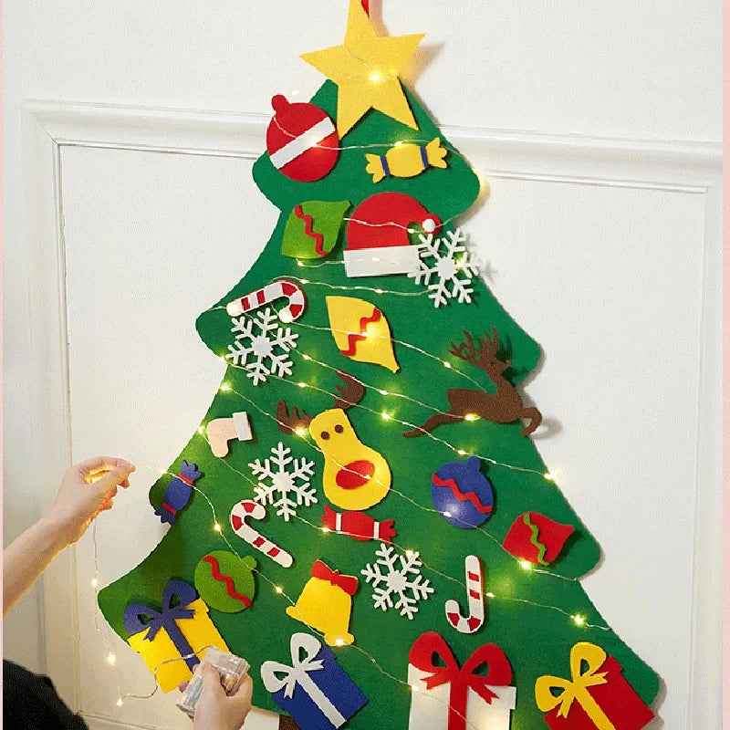DIY Busy Board Montessori Wall Christmas Tree for Children - Gracey Olivia Boutique