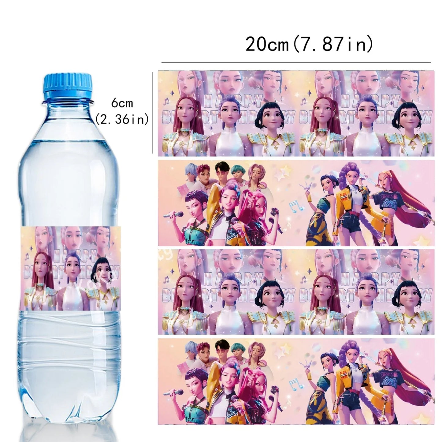 Multifunctional Kpop Demon Hunter Balloons & Cake Topper