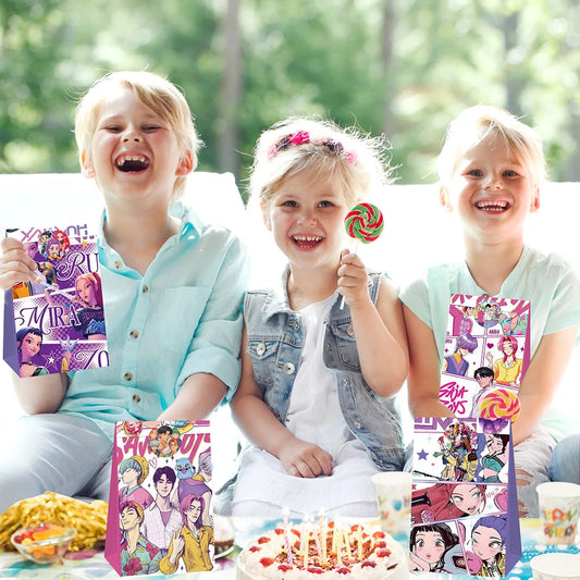 Multifunctional Kpop Demon Hunter Balloons & Cake Topper