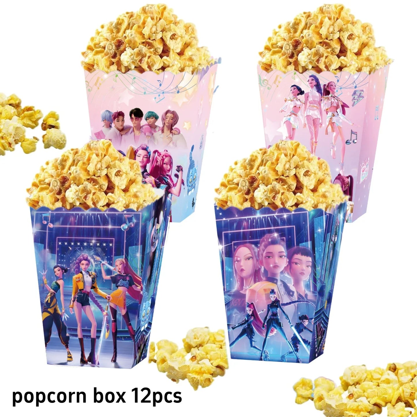 Multifunctional Kpop Demon Hunter Balloons & Cake Topper