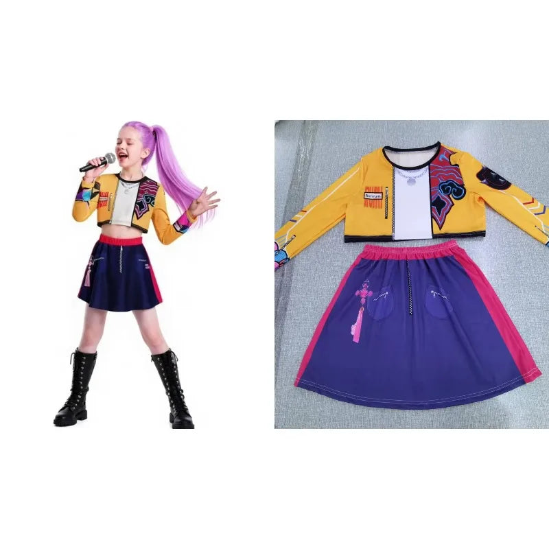 Kids Demon Hunters Cosplay Costume for Halloween