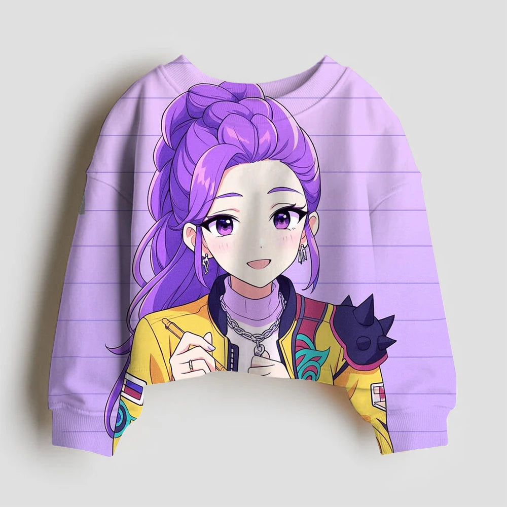 Long Sleeves Anime Hunter Kids Sweatshirt