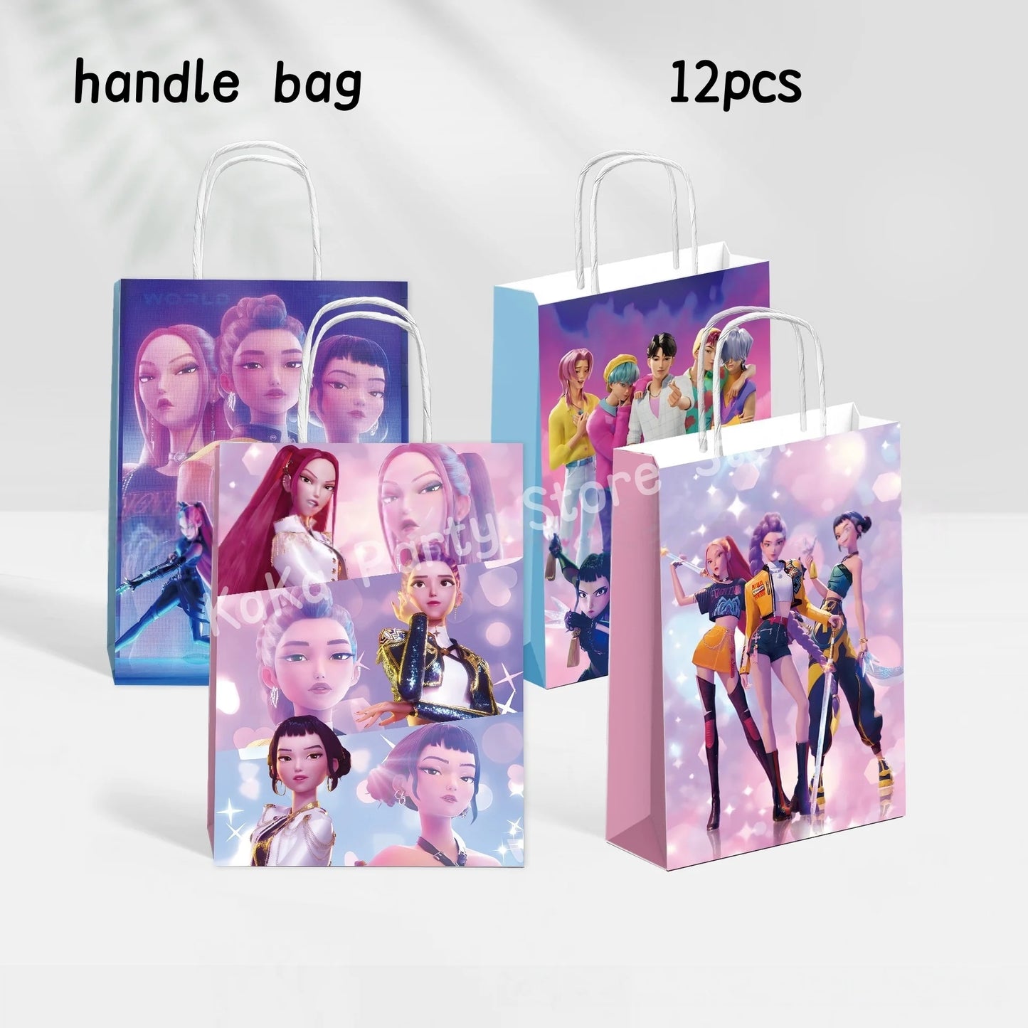 Multifunctional Kpop Demon Hunter Balloons & Cake Topper