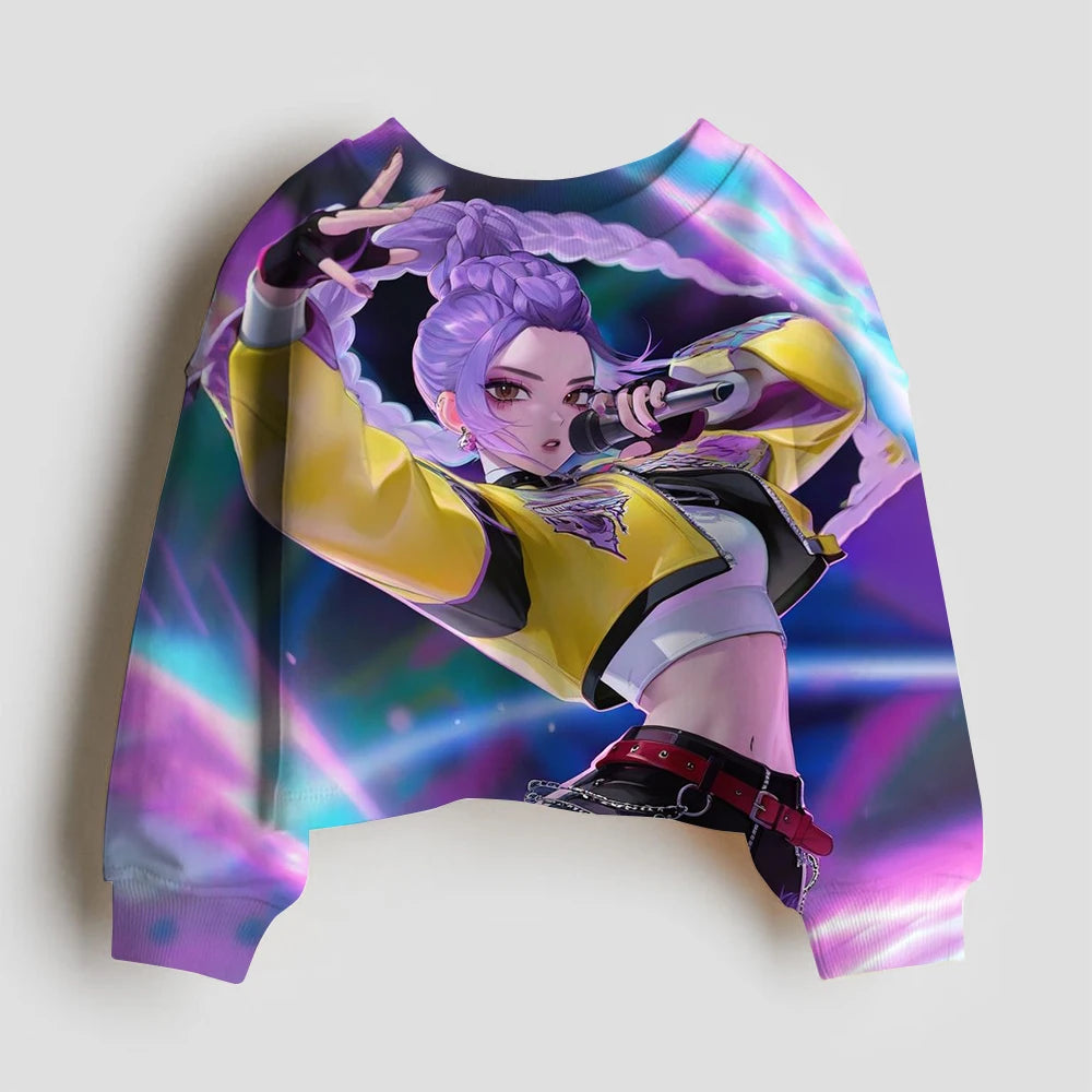 Long Sleeves Anime Hunter Kids Sweatshirt