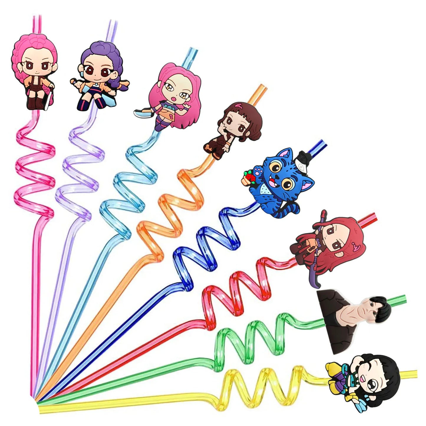 Multifunctional Kpop Demon Hunter Balloons & Cake Topper