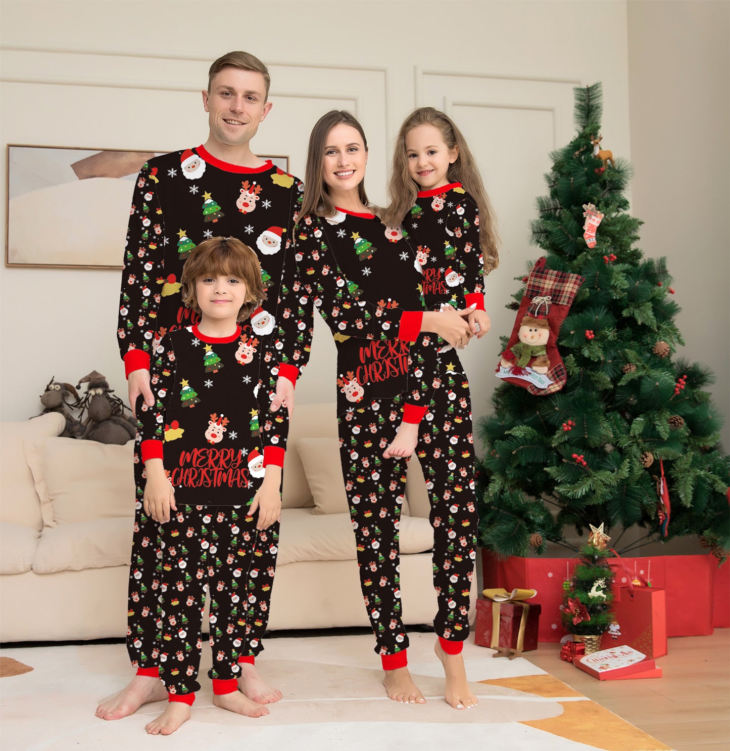 Christmas Matching Sleepwear Pajamas Set
