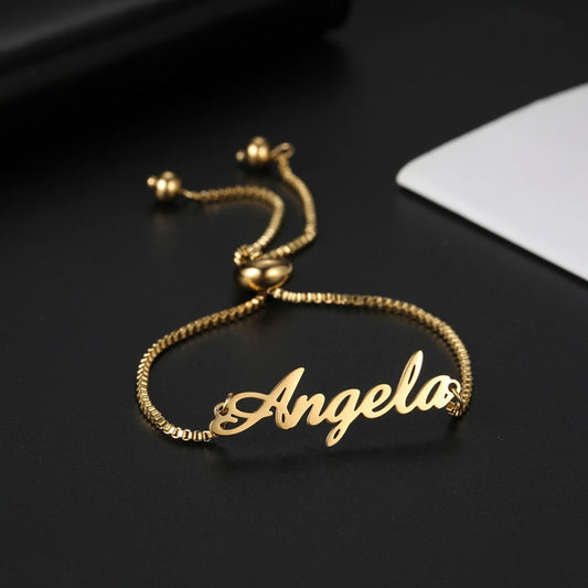 Personalized Baby/Mom Name Bracelet - Gracey Olivia Boutique