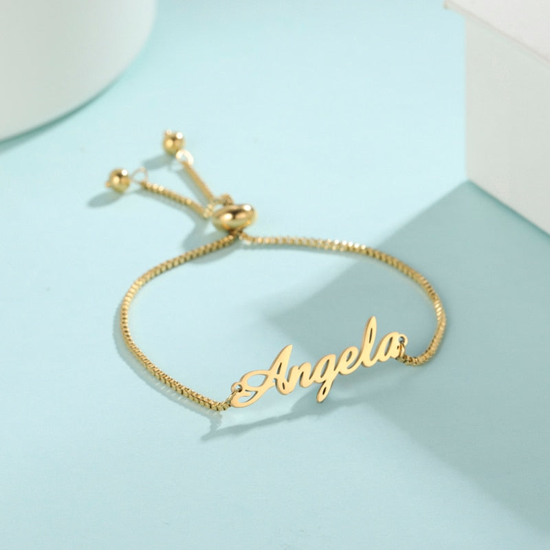 Personalized Baby/Mom Name Bracelet - Gracey Olivia Boutique